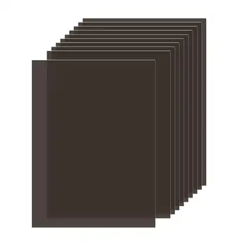 10 Штук полупрозрачного листа ПВХ Легкий ПЭТ-трафаретный материал Многоцелевые прозрачные листы для поделок, вырезания трафаретов своими руками