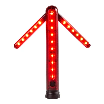 Светодиодный аварийный придорожный фонарь Складной Предохранитель для фонаря со стрелкой, Магнитная подставка, Сигнальный маяк, лампа SOS, USB-фонарик.