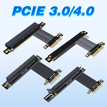 Адаптер расширения полноскоростной видеокарты ADT-Link PCI Express 4.0 x4-x16 Riser Cable от мужчины к женщине 0,05 м-1 м 90 ° 180 ° GPU