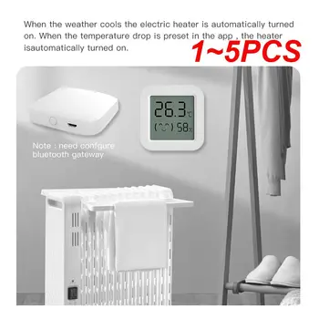 1 ~ 5ШТ Датчик температуры и влажности Tuya Мини-ЖК-цифровой дисплей Совместим с термометром с дистанционным управлением APP