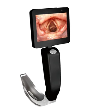 Портативное Медицинское Визуальное ларингофарингеальное зеркало с 3-дюймовым OLED-экраном Многоразового использования, Видеоларингоскоп для ЛОР