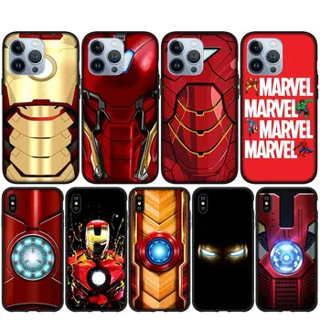 Чехол для телефона Marvel IronMan Super hero Iron Man Cover для iPhone 15 14 13 12 Mini 11 Pro X XR XS Max 8 7 Plus + 15 + Мягкий Чехол