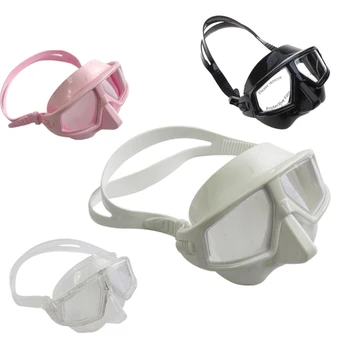Маска для дайвинга с защитой от запотевания, защитные очки из полимерного стекла, профессиональное снаряжение для подводного плавания, фридайвинга, плавания с маской