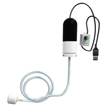 USB аквариумные воздушные насосы Бесшумный USB рыболовный насос для аквариумов внутреннего и наружного использования Маленький и портативный