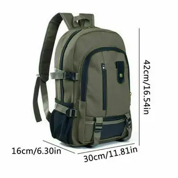 Корейская версия холщового рюкзака большой емкости, уличная дорожная сумка, мужской рюкзак для путешествий, студенческий рюкзак для колледжа