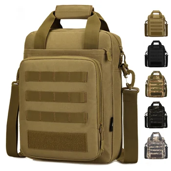 Наружная тактическая сумка для пригородных поездок army fans messenger, сумка на одно плечо, универсальный комплект, портативная мужская 12-дюймовая сумка для ноутбука