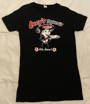 Женская футболка Lucy's Taqueria Hilo Hawaii XL, ресторан мексиканской кухни, такос