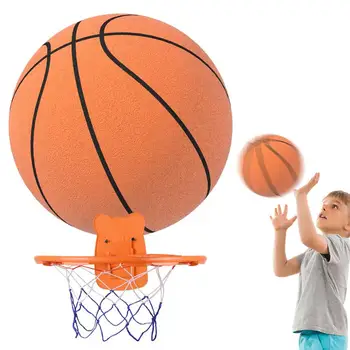 Детский Прыгающий Немой Баскетбол Сжимаемый Немой Прыгающий Баскетбол Бесшумный Мяч Для помещений Пенопластовый Баскетбол