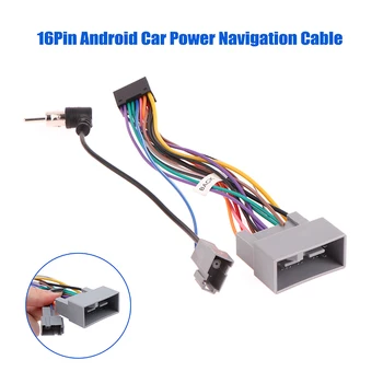 Автомобильный кабель питания Android, 16-контактный модифицированный линейный адаптер для Honda Fit CITY CRV/HRV JAZZ, аксессуары для ремней безопасности