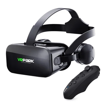 VRPARK J20 3D VR Очки Очки виртуальной реальности для смартфонов 4.7- 6.7 Iphone Android Игровая стереосистема с контроллерами гарнитуры