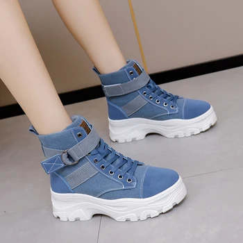 2023 г., высококачественные осенне-зимние женские ботинки, уличная износостойкая обувь на шнуровке, нескользящие однотонные женские ботильоны