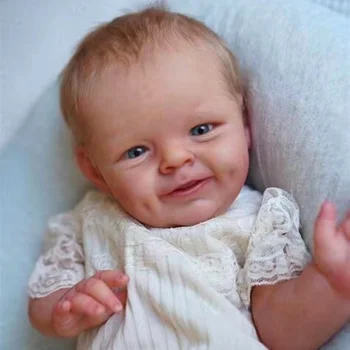 21 Дюймовый Комплект Shaya Reborn Baby Doll Kit Smile Baby Molds Пустой Неокрашенный Комплект В Разобранном Виде Ручной Работы DIY Игрушка Для Девочек Мальчик LOL
