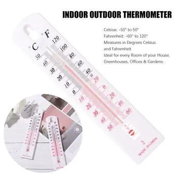 Точный настенный измеритель температуры в офисном помещении, термометр для наружной температуры в помещении, теплица