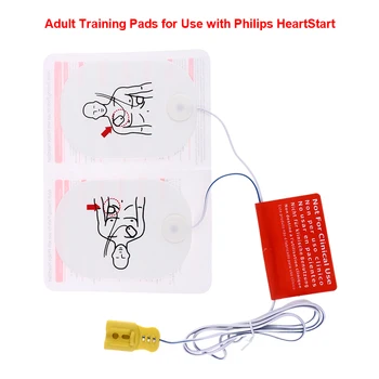 1 Пара накладок для тренажера AED, Сменные накладки для обучения оказанию первой помощи, универсальный тренажер для обучения взрослых