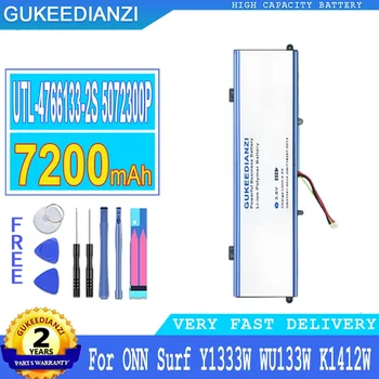 Аккумулятор GUKEEDIANZI UTL-4766133-2S 5072300P для ONN Surf Y1333W WU133W K1412W 100002434 100003497, подходит для LG M1 LP14123