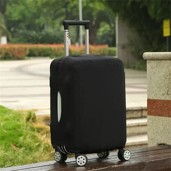 Подходит для 18-32-дюймового чемодана, черный защитный чехол для багажа из эластичной ткани, чехол для защиты чемодана от пыли, чехол для багажа