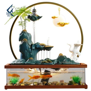 Водные украшения для аквариума, украшение для скалы, фонтана, аквариум, коммерческий аквариум, аквариумные товары