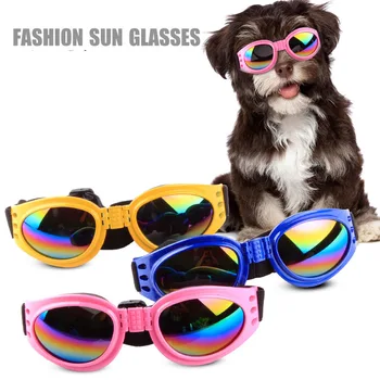 6 Цветов Модные Солнцезащитные Очки Для Домашних Собак, Водонепроницаемые Очки Для Маленьких Средних И Больших Собак, Защитные УФ-Очки, Аксессуары Для Домашних Животных