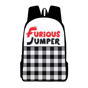 3D Рюкзак-джемпер Furious Для студентов, мальчиков и девочек, Школьный рюкзак в стиле хип-хоп, Женская И Мужская Модная Дорожная сумка, Повседневный рюкзак на молнии