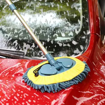 Щетки для чистки автомобилей, Регулируемый аппликатор для мытья, Швабра из микрофибры с насадкой для ламината из твердых пород дерева и аксессуаров для автомобиля