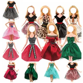 1 шт. Новейшее кукольное платье, модная повседневная одежда ручной работы для девочек, 30 см, аксессуары для кукол, Подарочные игрушки для девочек, высокое качество
