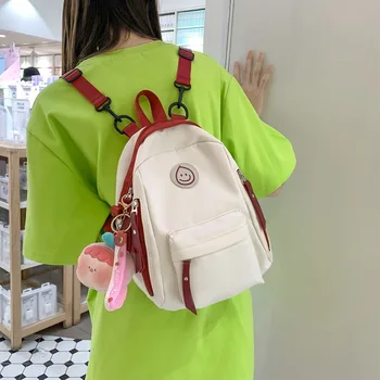 Женский рюкзак для ноутбука Harajuku, холщовые школьные сумки для девочек-подростков, Kawaii, Студенческая детская сумка для книг