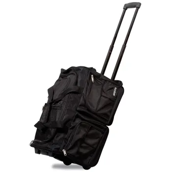 20-дюймовая спортивная сумка на колесиках для ручной клади - черные рюкзаки