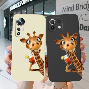 Чехол для Xiaomi MI 9 lite MI9T PRO A3 lite CC9 CC9E Чехол для телефона с мягким силиконовым жирафом