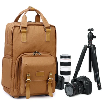 Быстрый доступ для фотосъемки на открытом воздухе, водонепроницаемые сумки для DSLR-камеры, рюкзак, Элегантный Женский Мужской рюкзак с держателем штатива