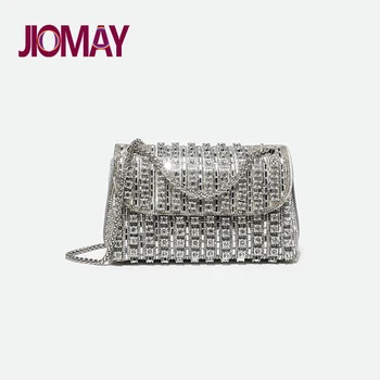 JIOMAY, новый дизайн, модный кошелек со стразами, Роскошные дизайнерские сумки, Элегантные и универсальные кошельки для женщин, вечерний клатч