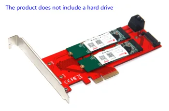 PCI-E x4 -2-M.2 (B-КЛЮЧ) + 1-M.2 (M-КЛЮЧ) pci-e x4- 1 шт. pcie M.2 + 2 шт. Адаптер SATA M.2 Поддержка Riser Card x8 x16