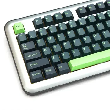 173 Клавиши Wavez GMK Keycaps Cherry Profile DYE-SUB Green PBT Keycap для механических игровых Клавиатур Черные колпачки для ключей на заказ 