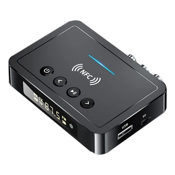 Приемник-передатчик Bluetooth 5,0 FM Громкой связи Аудио Стерео AUX 3,5 мм Разъем RCA Оптический беспроводной адаптер Bluetooth