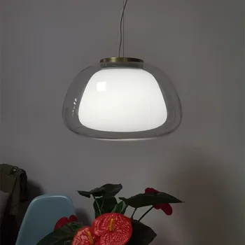 Подвесной светильник Jelly Дизайнерский Простой стеклянный светильник в скандинавском стиле для гостиной, бара, ресторана, студии, настольного декора, прикроватной лампы