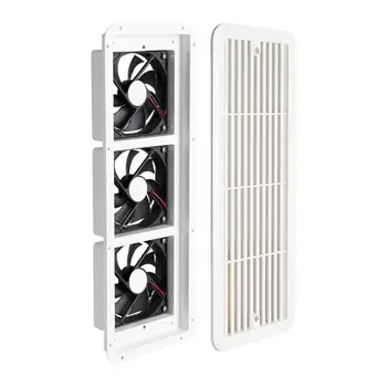 Охлаждающий вентилятор с регулятором скорости для вентиляционной решетки холодильника на колесах