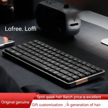 Новая Клавиатура Lofree Luo Fei Xiao Shun Wireless Bluetooth Двухрежимная Механическая Клавиатура С Короткой Осью Настольный Офисный Ноутбук Подарок