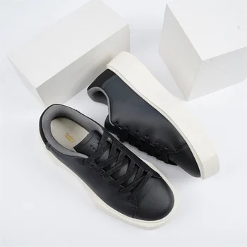 Мужская обувь женская обувь для любителей однотонной обуви оригинального дизайна, обувь на низком каблуке, помогающая увеличить водонепроницаемость кожи cas