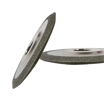 Алмазный шлифовальный круг Двухсторонний SDC Circl45 ° 60 ° 90 ° Точильный диск для твердосплавного металла Вольфрамовая сталь Фрезерный режущий камень