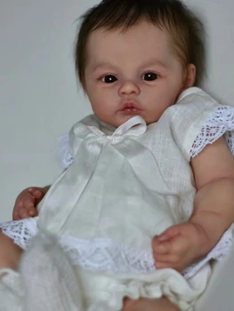 18-Дюймовая мягкая Виниловая кукла ручной работы Reborn Meadow Baby Doll ручной работы, реалистичная Новорожденная Кукла-младенец