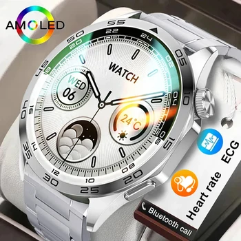Новые умные часы мужские NFC GPS Трекер AMOLED 360*360 HD экран Частота сердечных сокращений Bluetooth вызов Умные часы для мужчин