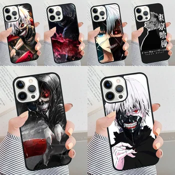 Ken Kaneki Tokyo Ghoul Аниме Арт чехол для телефона iPhone 11 12 13 14 15 Pro Max Задняя крышка для Apple XS Max XR 7 8 Plus SE2020