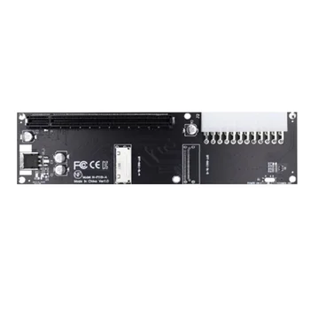 Адаптер Oculink SFF-8612 8X для PCIE X16 PCI-Express с Портом Питания ATX 24Pin для Видеокарты Материнской платы