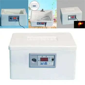 Автоматический инкубатор для яиц с водяной подушкой, автоматический контроль температуры и влажности для инкубации куриных и гусиных яиц
