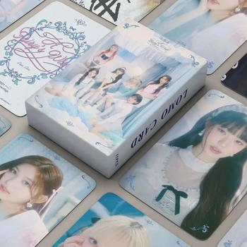 55 шт./компл. Kpop IVE Новый Альбом Fairy's Wish Lomo Открытки Фотокарточка Плакат Wonyoung Rei Gaeul Yujin Gaeul Коллекция HD Открыток Подарок