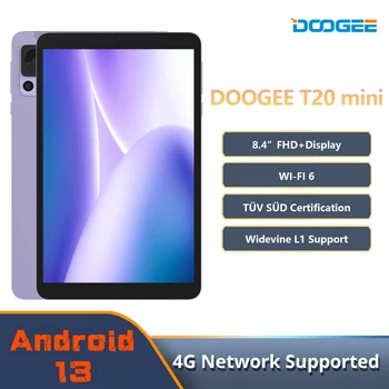 Мини-планшет DOOGEE T20 4 ГБ + 128 ГБ 7,4 мм Мини-корпус 8,4 