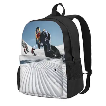 Катание на лыжах Индивидуальная печать рюкзака Настройте свое изображение Сумка для покупок Сумка для поделок Школьная сумка для студентов
